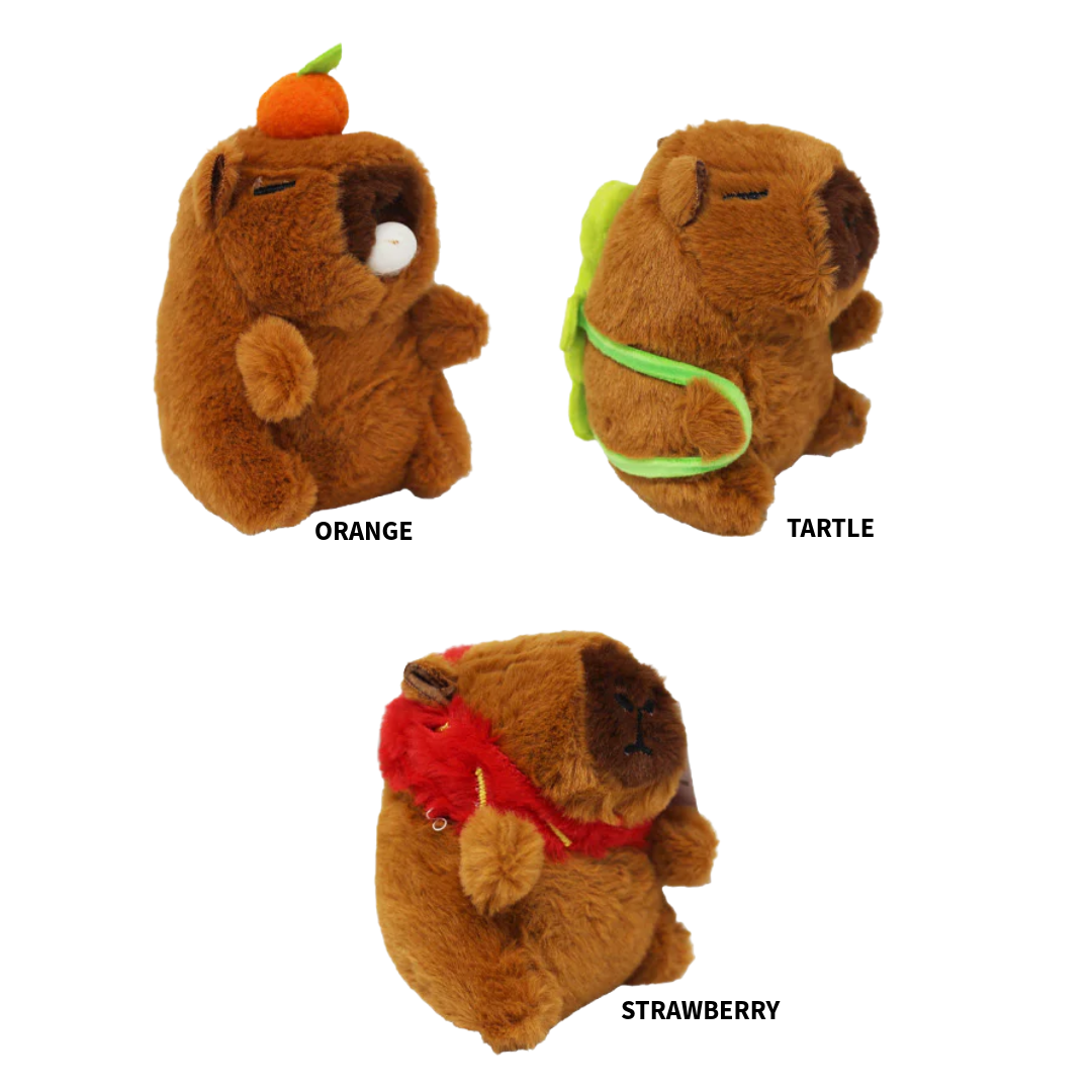 CAPYBARA STUFFED TOY KEY HOLDER CUTE2 10CM