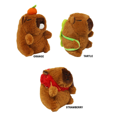 CAPYBARA STUFFED TOY KEY HOLDER CUTE2 10CM