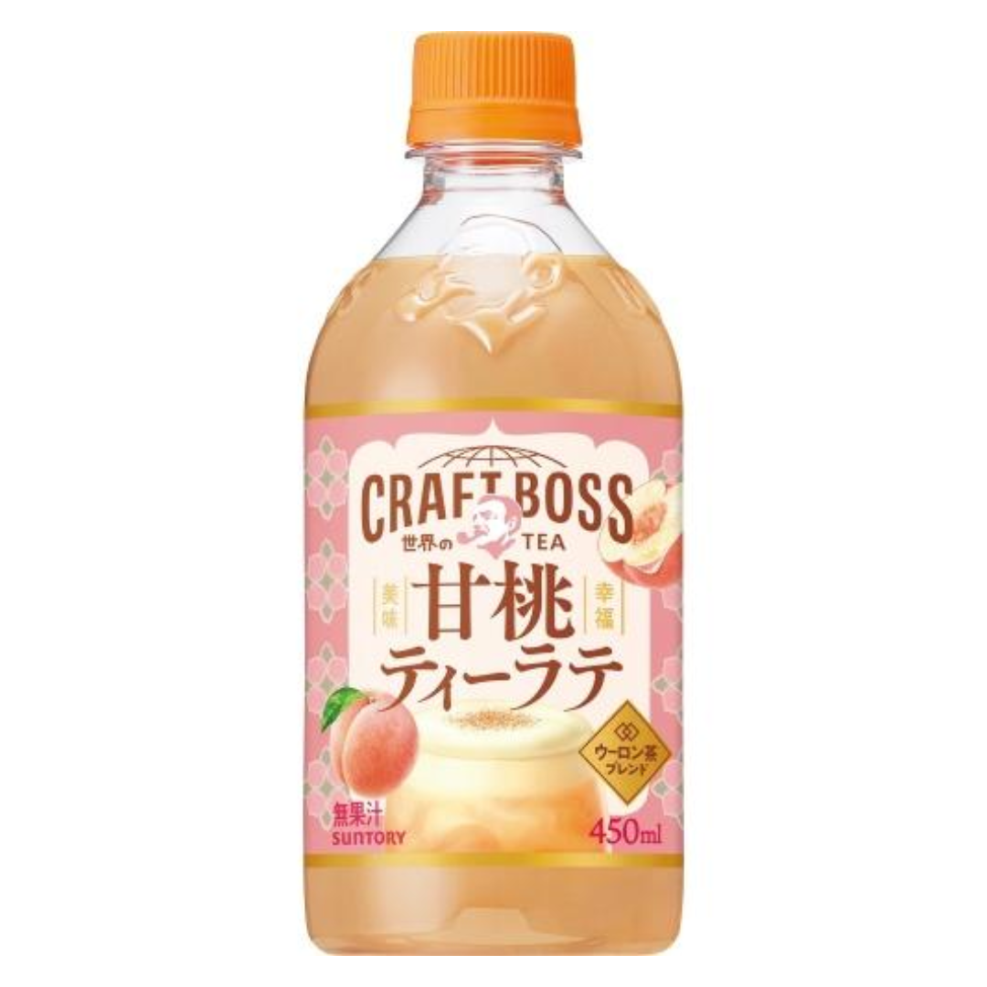 SUNTORY CRAFT BOSS SWEET PEACH LATTE