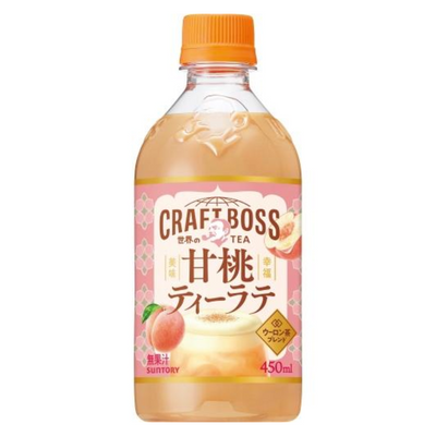 SUNTORY CRAFT BOSS SWEET PEACH LATTE
