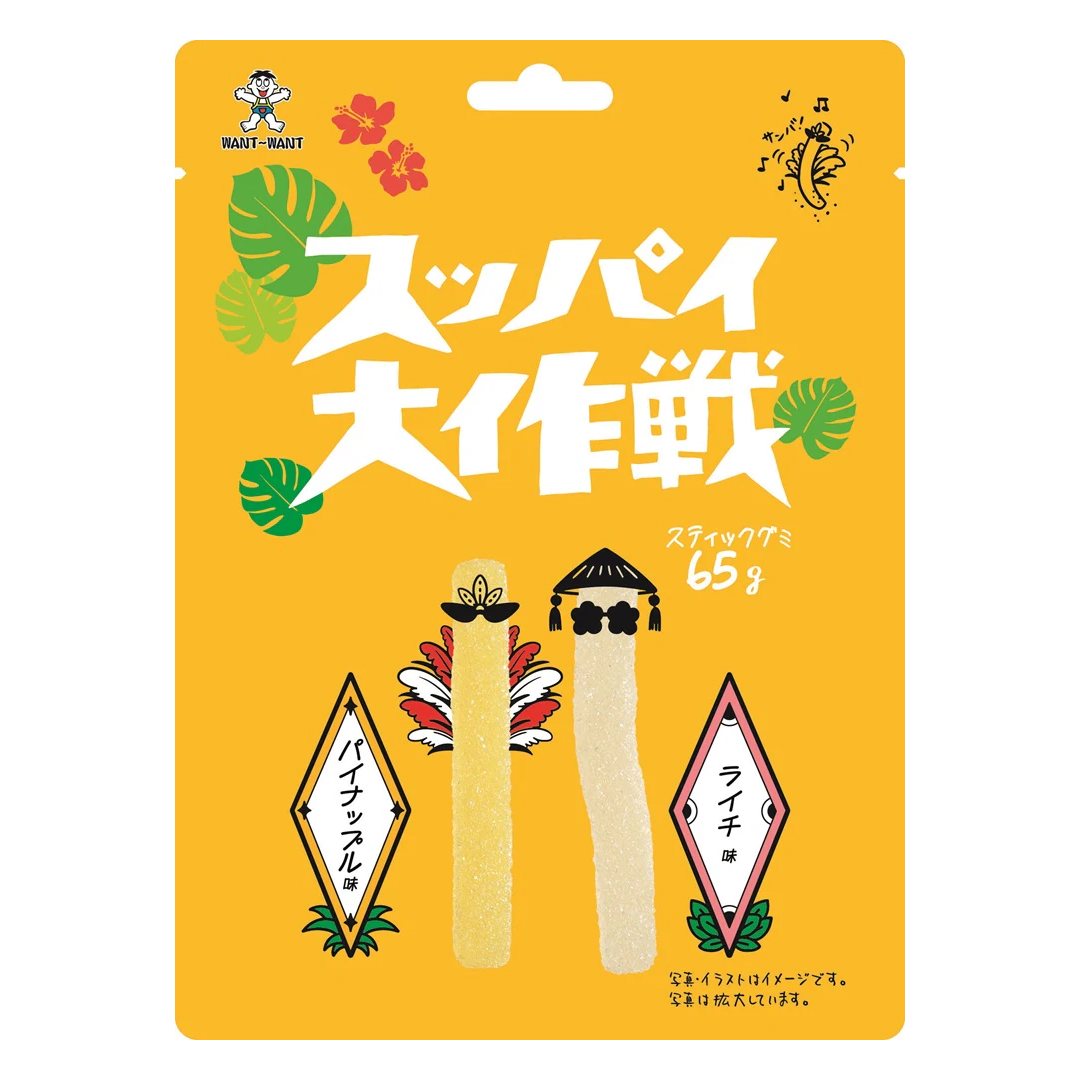 WANT WANT SUPPAI DAISAKUSEN PINAPPLE&LYCHEE