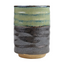 YUNOMI TEACUP MOSS GREEN OVERLAY 13 FL OZ/ 3" DIA