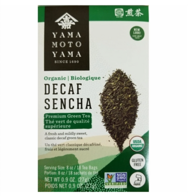 YMY ORGANIC SENCHA DECAF TEABAG