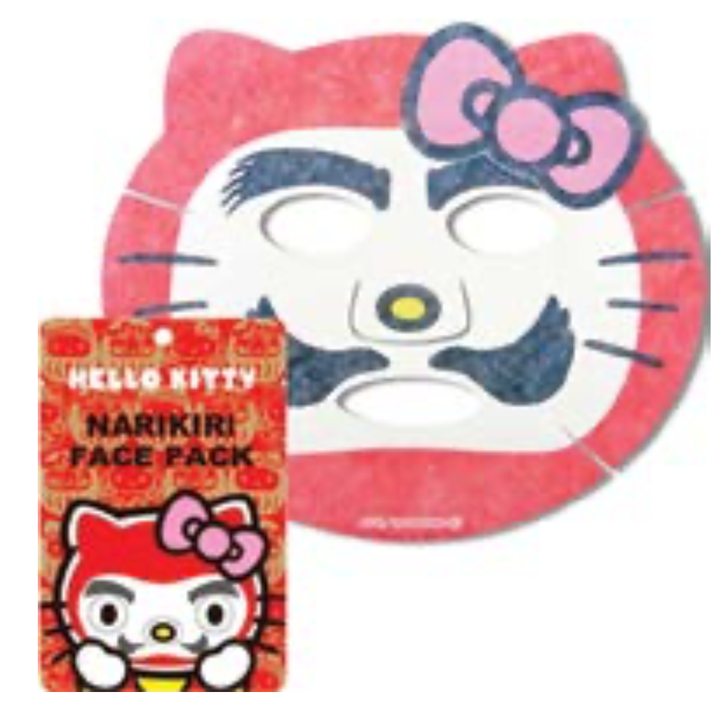NARIKIRI HELLO KITTY FACE MASK DARUMA