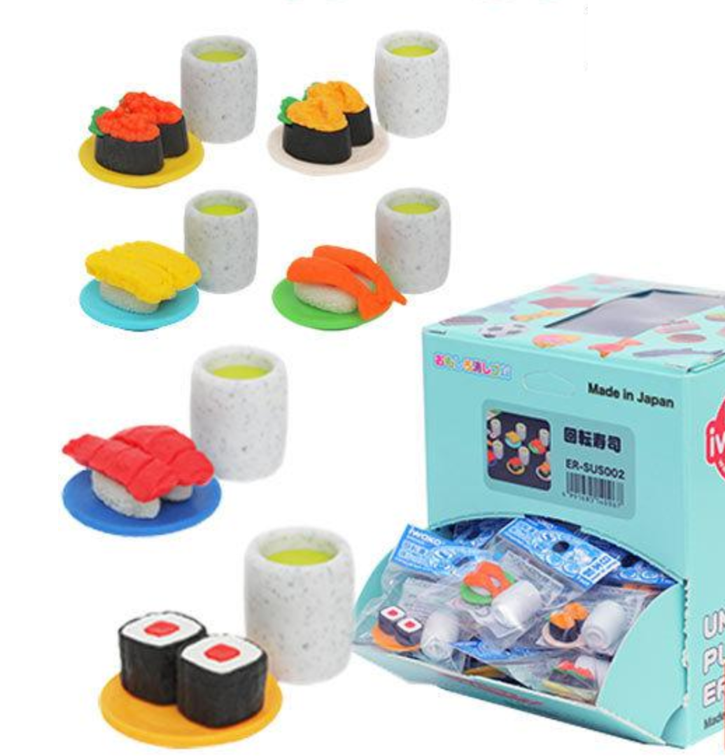 IWAKO KAITEN SUSHI ERASER 1P