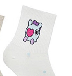 ANKLE SOCKS CUTE IDOL BT21 ONE SIZE