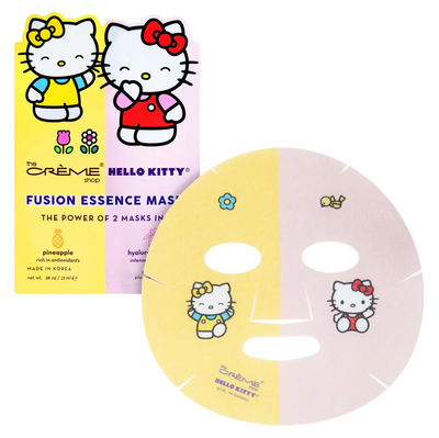 TCS HELLO KITTY FUSION FACE MASK PINEAPPLE HYALURONIC ACID