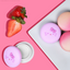 TCS HELLO KITTY MACARON LIP BALM STRAWBERRY ROSE LATTE