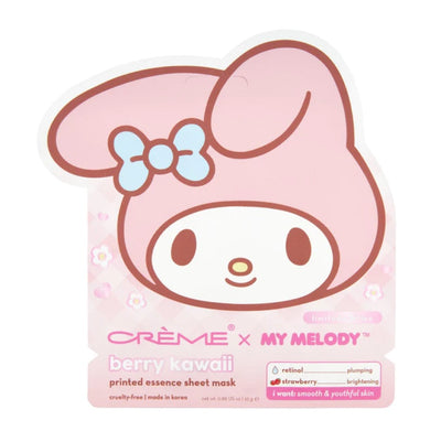TCS MY MELODY PRINTED ESSENCE SHEET MASK BERRY KAWAII