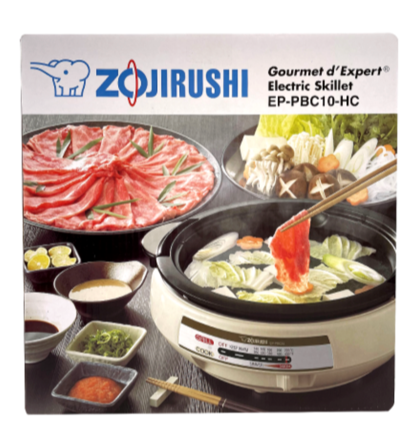 ZOJIRUSHI EP-PBC10HC ELECTRIC SKILLET DEEP PAN 2 1/4 INCH