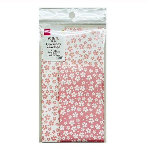 CEREMONY ENVELOPE SAKURA LARGEX3 SMALLX2
