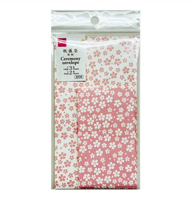 CEREMONY ENVELOPE SAKURA LARGEX3 SMALLX2