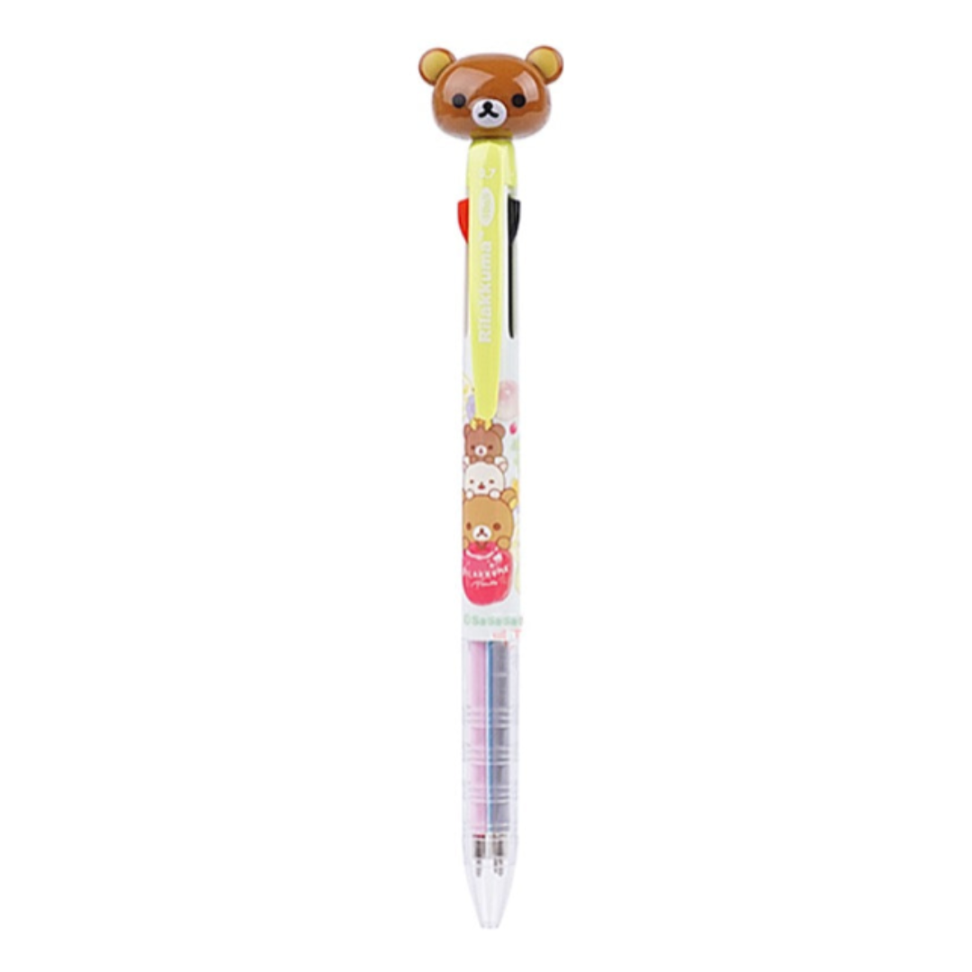 RILAKKUMA MASCOT 3-COLOR BALL PEN 0.7MM