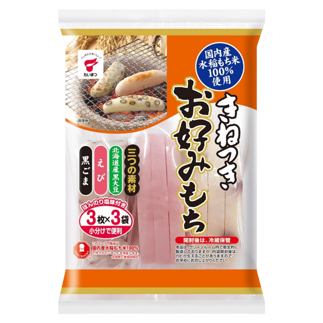 TAIMATSU KINETSUKI OKONOMI MOCHI 300G – HANAMARU JAPANESE MARKETPLACE