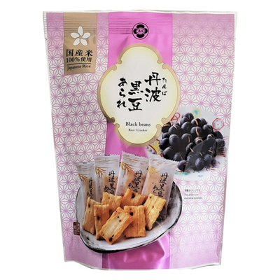 MORIHAKU BLACK BENS RICE CRAKER ARARE