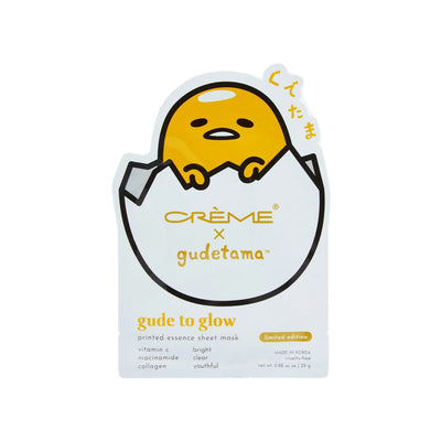 TCS GUDETAMA GUDE TO GLOW PRINTED ESSENCE SHEET MASK