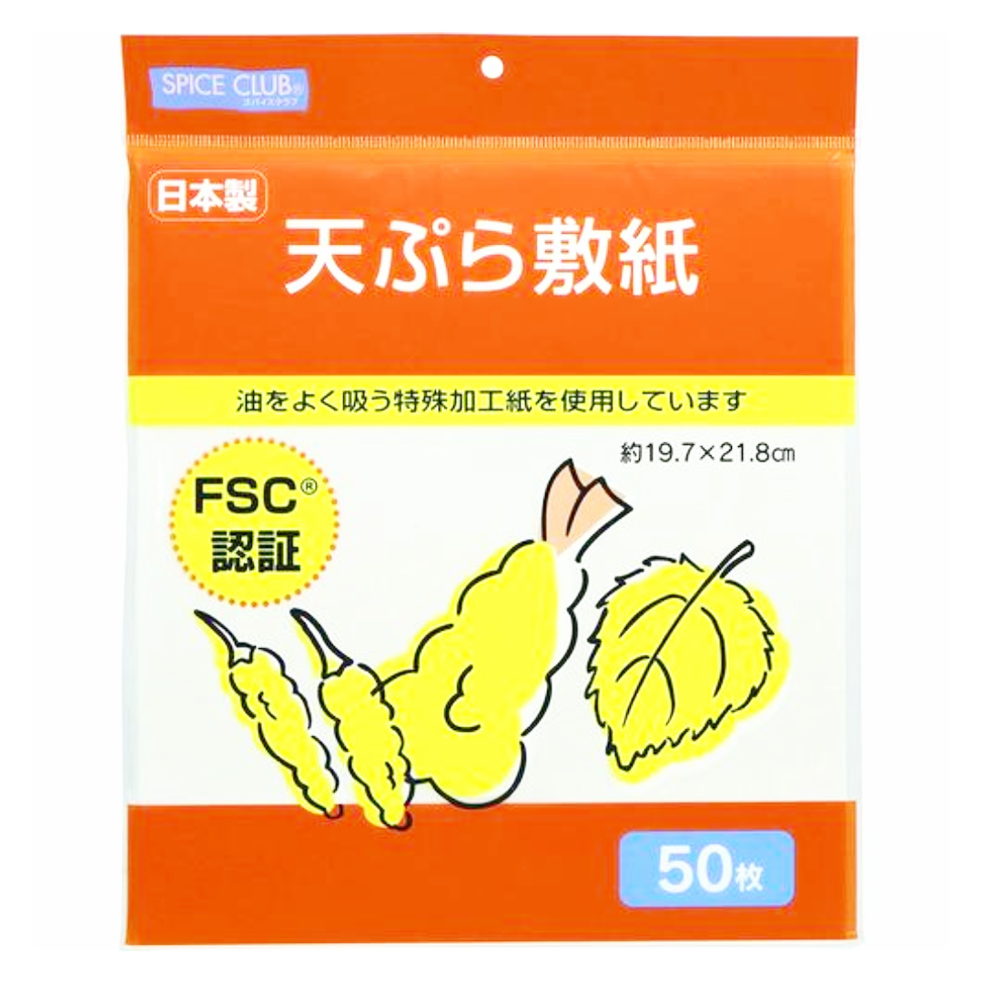DAIWA SPICE CLUB TEMPURA OIL PAPER 50PC