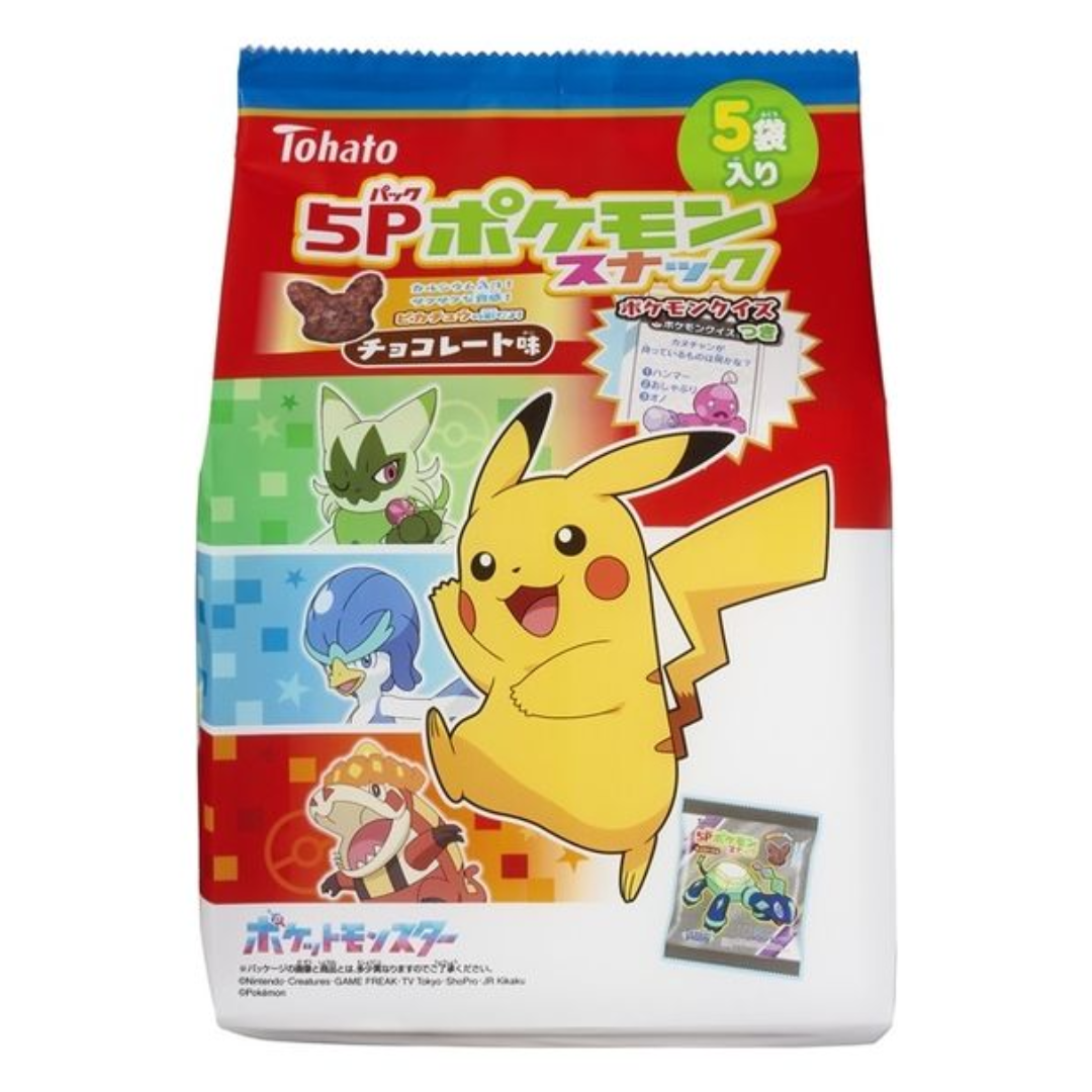 ★TOHATO POKEMON CHOCOLATE CORN PUFF 5P