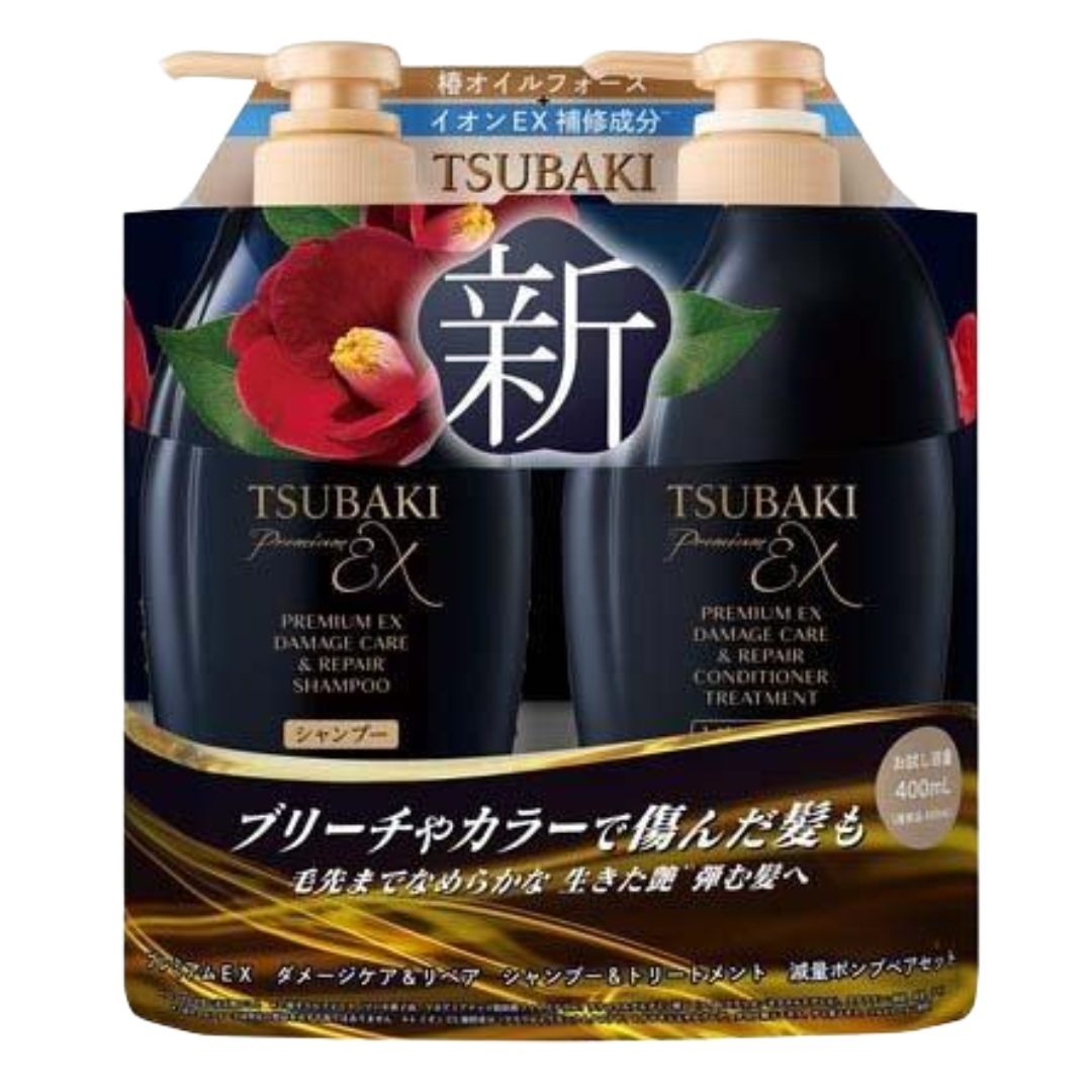 TSUBAKI PREMIUM EX INTENSIVE REPAIR SHAMPOO TREATMENT SET