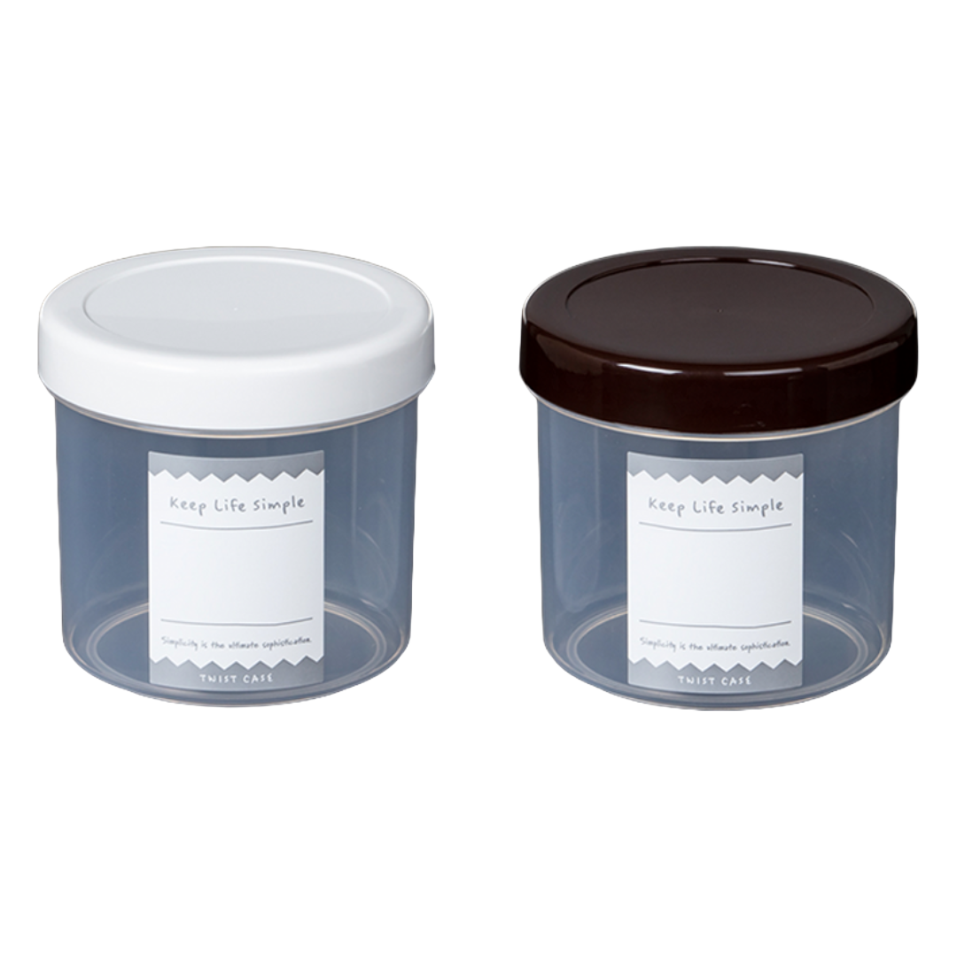 TWIST CASE BROWN & WHITE 650ML