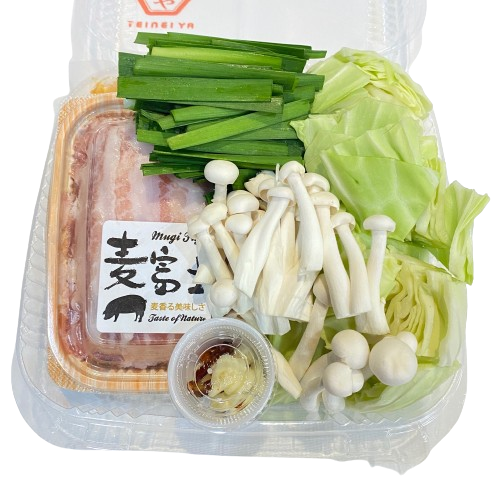 Teinei-Ya Mugifuji Pork Belly Hotpot Set(Hakata style)