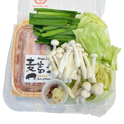 Teinei-Ya Mugifuji Pork Belly Hotpot Set(Hakata style)