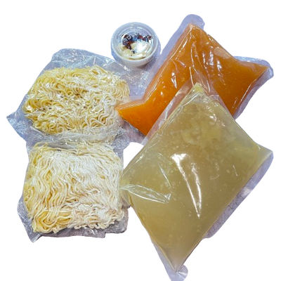 Teinei-Ya hotpot set (Hakata style) without meat & vege