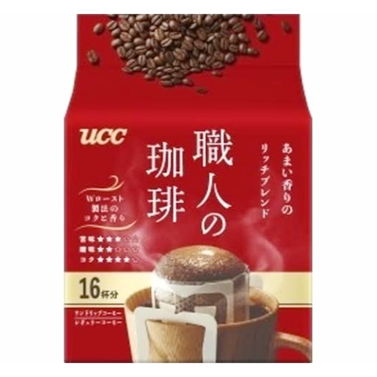 UCC DRIP COFFEE SHOKUNIN RICH BLEND 16P