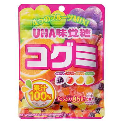UHA KOGUMI ASSORT FRUIT GUMMY 80G