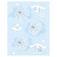 SANRIO CINNAMOROLL TRANSPARENT UMBRELLA
