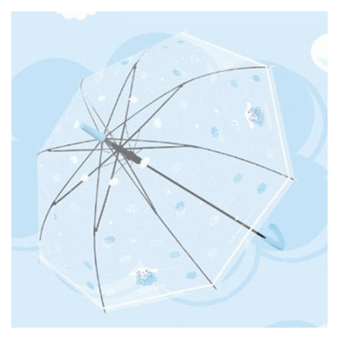 SANRIO CINNAMOROLL TRANSPARENT UMBRELLA
