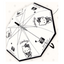 SANRIO HELLO KITTY TRANSPARENT UMBRELLA