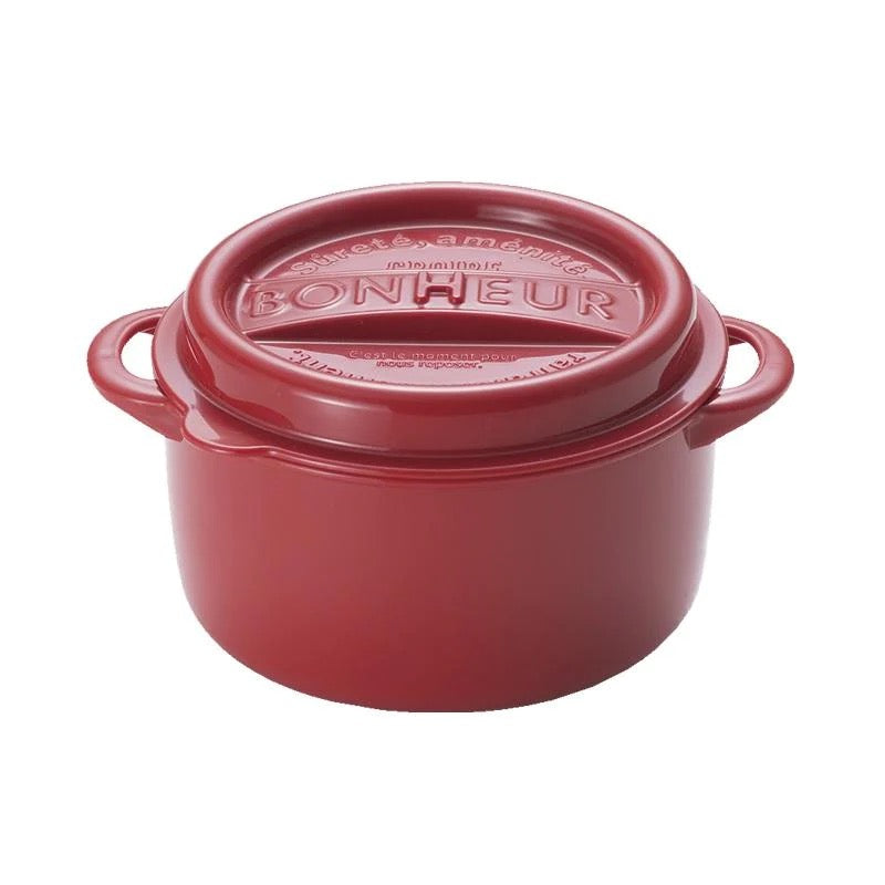 YAMADA BONHEUR LUNCH POT LL RED 550ML