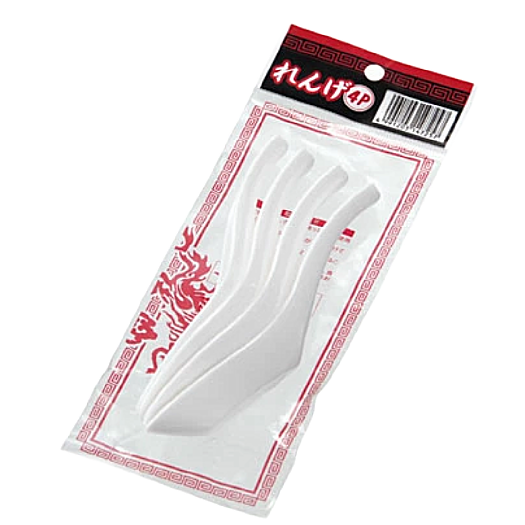 PLASTIC RENGE SPOON 4P