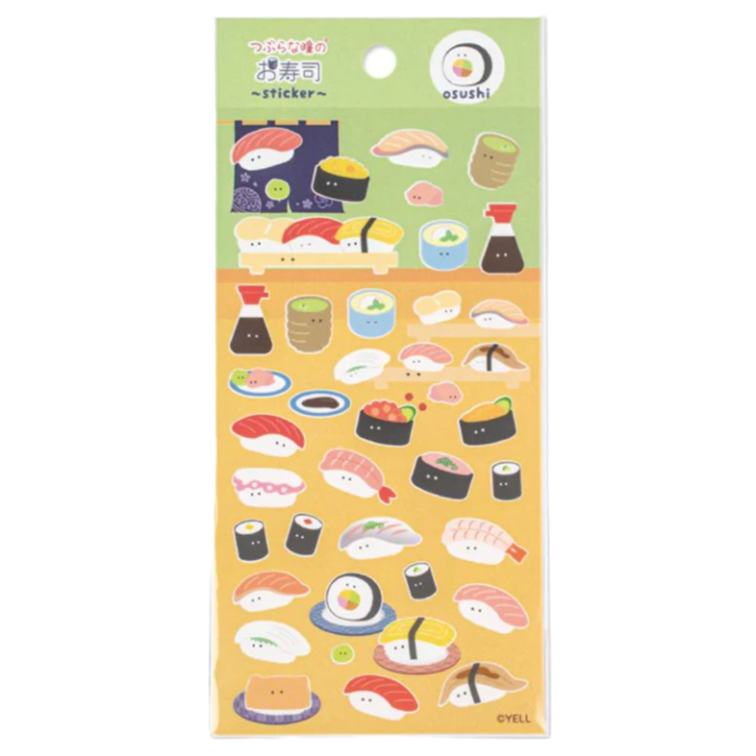 TSUBURANA HITOMI SUSHI STICKER