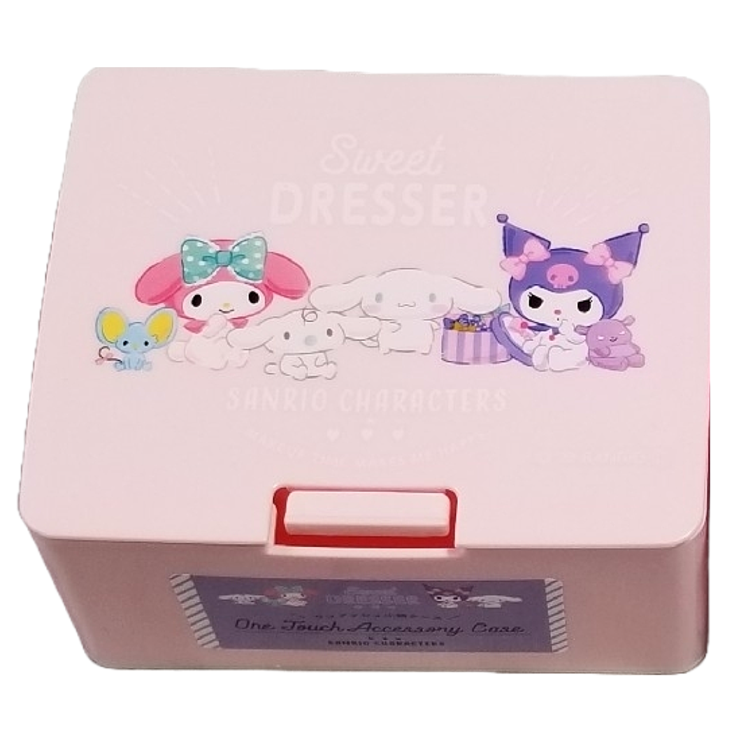 KUROMI MY MELODY CINNAMONROLL ONE PUSH ACCESSORY CASE