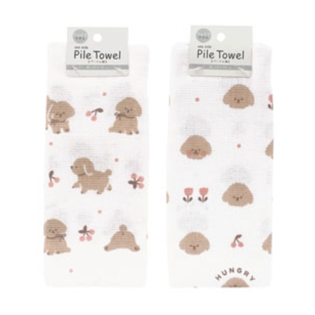 ONE SIDE PILE TOWEL FOR FACE POODLE