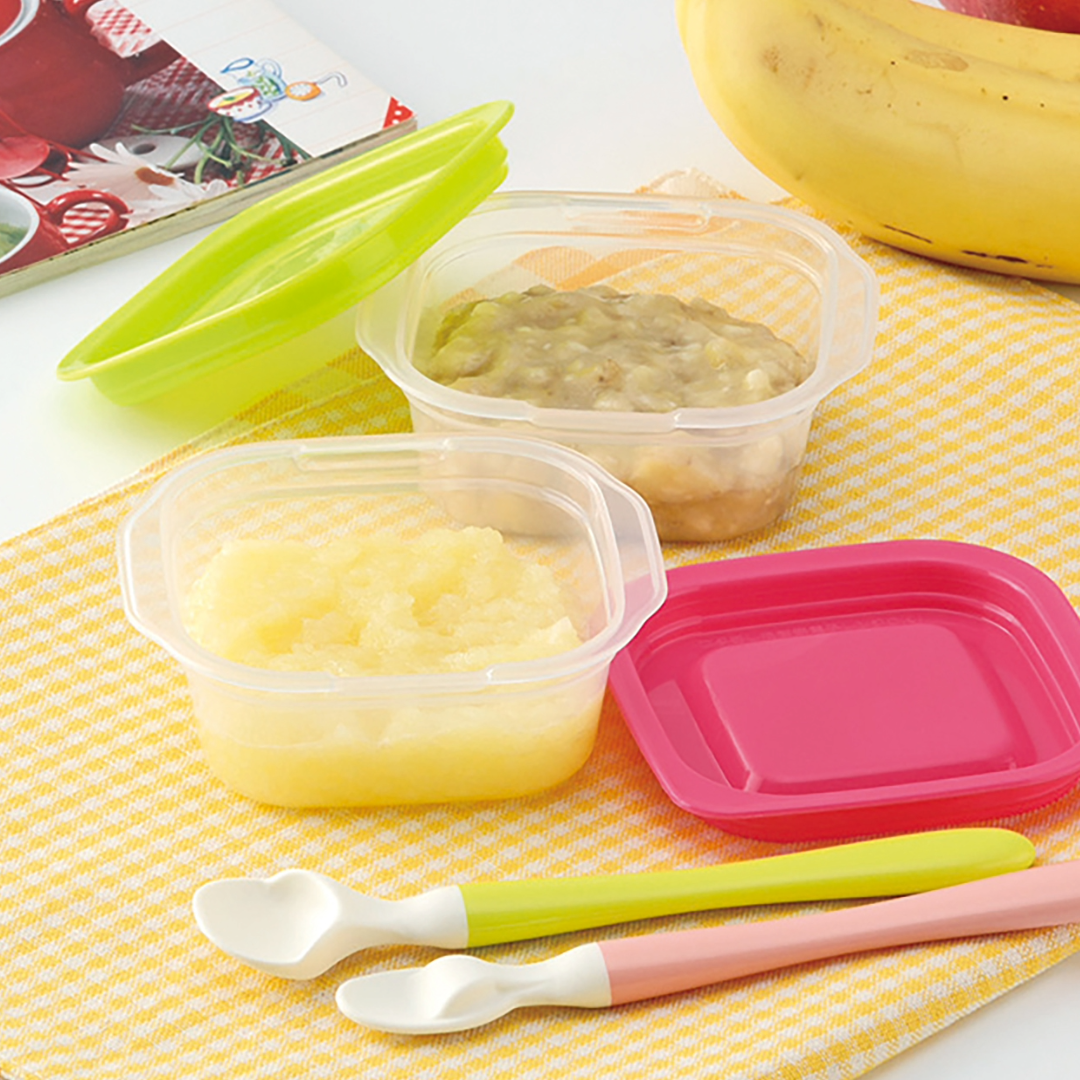 INOMATA PLASTIC FOOD PACK FOR BABY 90ML 2PC