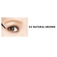 KISSME HEROINE WATERPROOF PENCIL EYELINER NATURAL BROWN 03