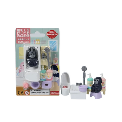 ER-BRI074 IWAKO ERASER GORILLA BATH
