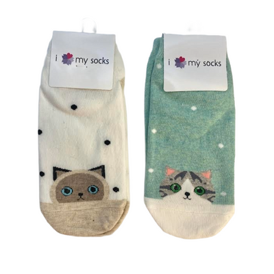 STARING CAT SOCKS