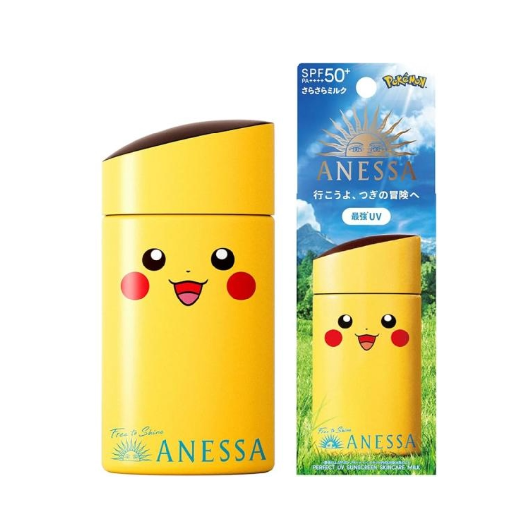 UV ANESSA PERFECT UV SUNSCREEN SKINCARE MILK SPF50+ 60ML PIKACHU