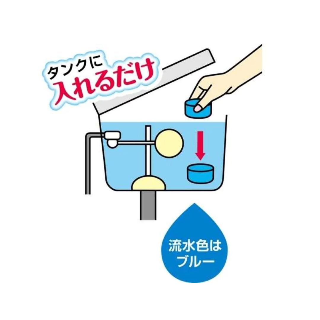 TOILET CLEANER ORANGE 50Gx2P