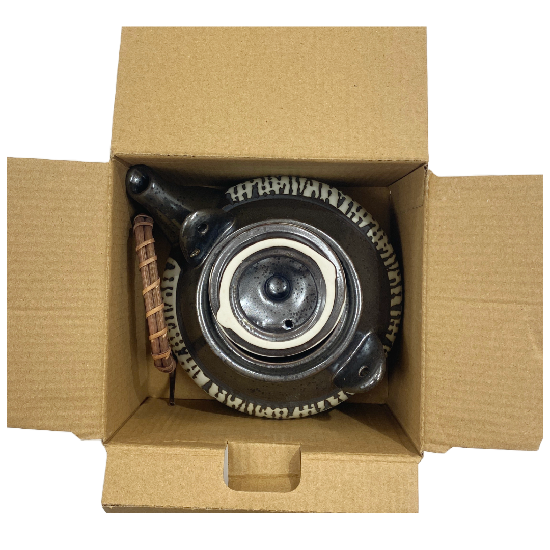 CERAMIC TEA POT IVORY 20x14x13CM