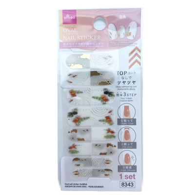 OVAL NAIL STICKER GOLDFISH