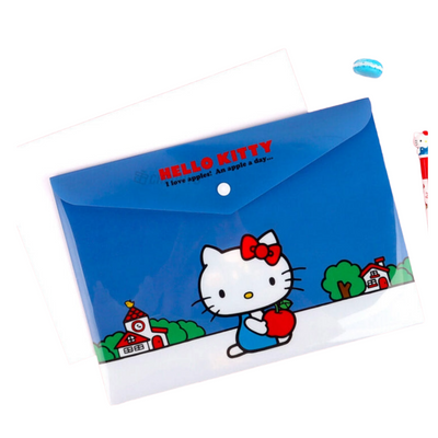 SANRIO SNAP BUTTON ENVELOP HELLO KITTY 31X22 CM