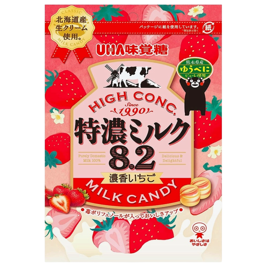 UHA TOKUNO STRAWBERRY MILK CANDY