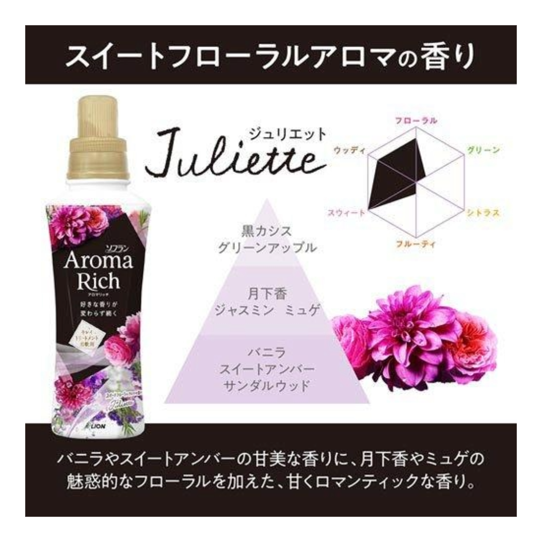 AROMA RICH SOFTENER  JULIETTE 480ML
