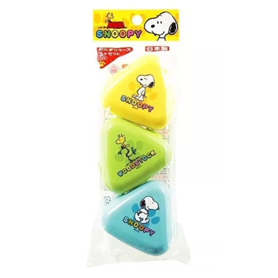 SNOOPY ONIGIRI CASE 3PC SET