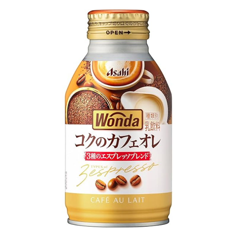 ASAHI WONDA CAFE AU LAIT 260G